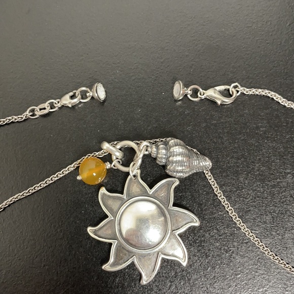 James Avery Sterling Silver Sun Seashell Necklace - Picture 3 of 4